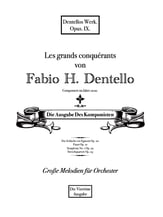 Les grands conquerants Op. 9 Orchestra sheet music cover